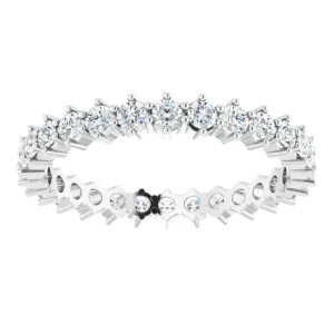 0.84 ct. Shared Prong Set Round Diamond Eternity Band