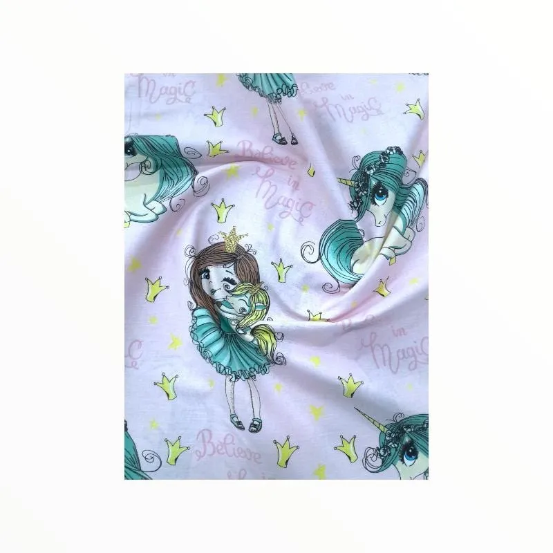 100% Printed Cotton Percale Sheeting Princess 240 cm
