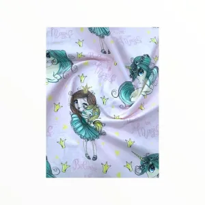 100% Printed Cotton Percale Sheeting Princess 240 cm