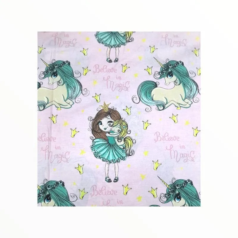 100% Printed Cotton Percale Sheeting Princess 240 cm