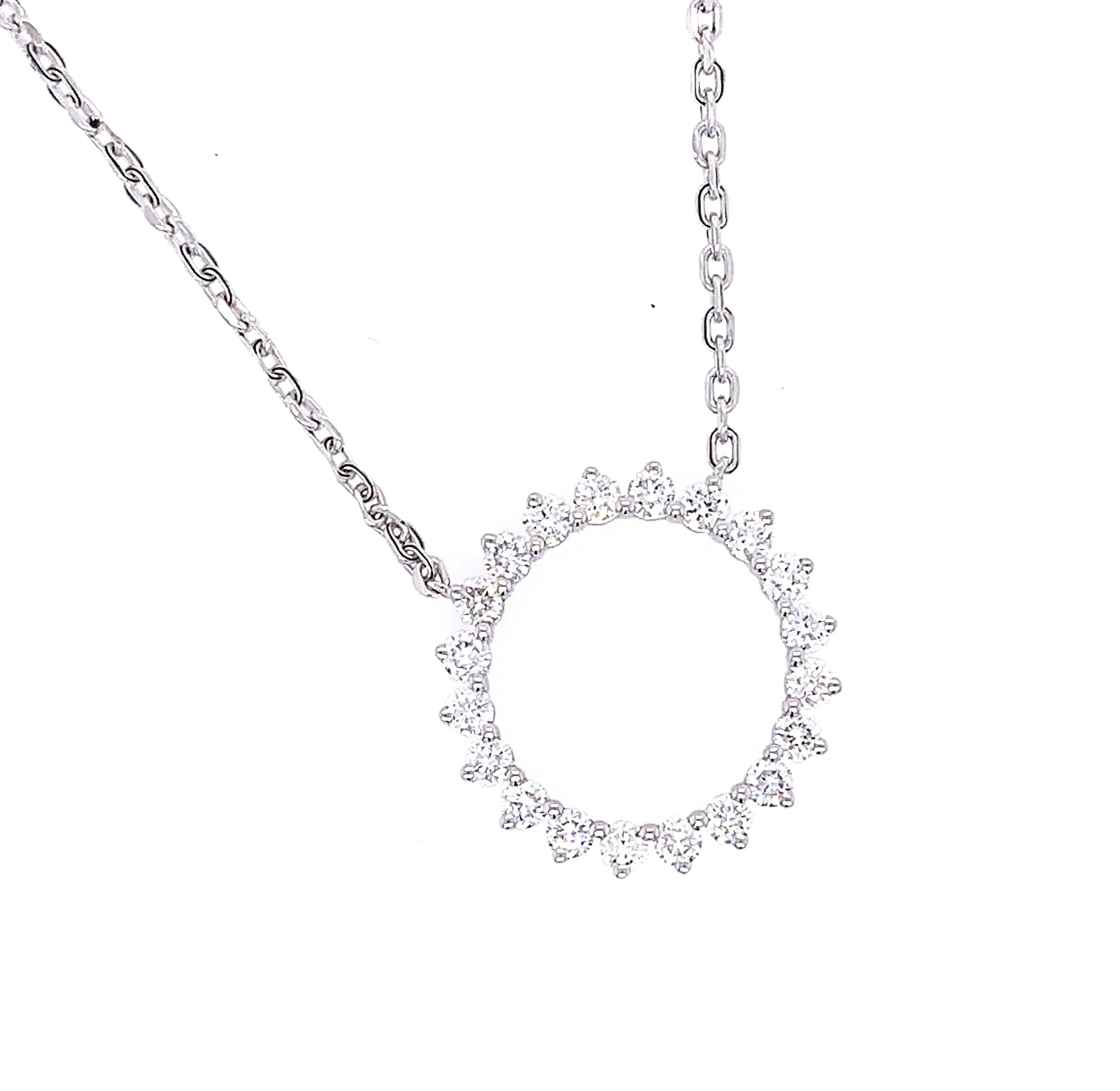 1.00ct tw Diamond Circle of Life Pendant Necklace