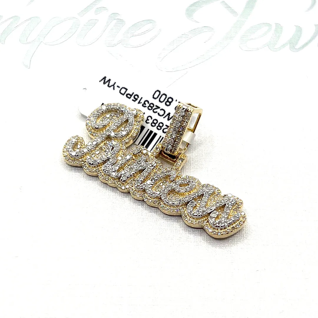 10KT DIAMOND PENDANT