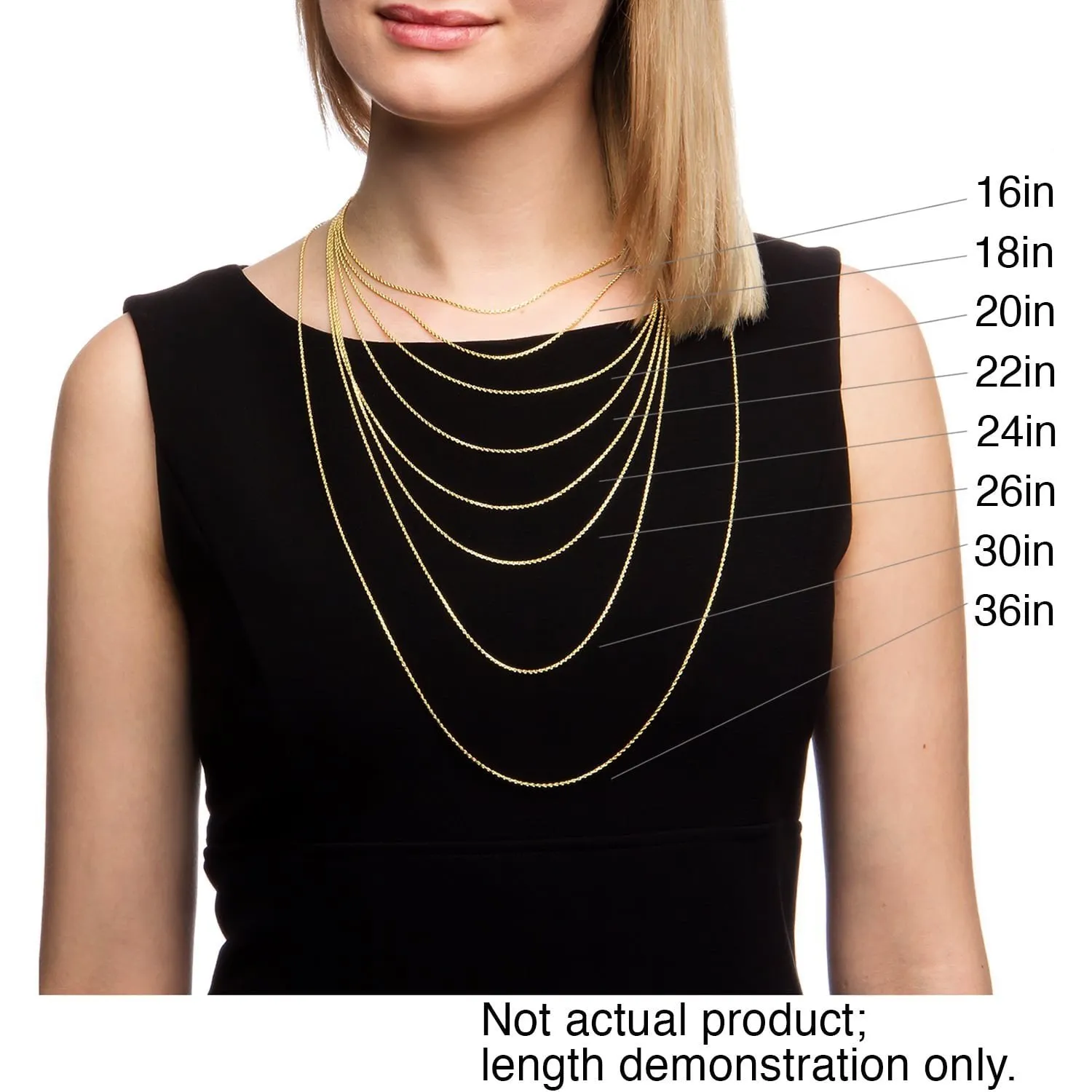 14K Yellow Gold Diamond Accent Crescent Moon Pendant Necklace
