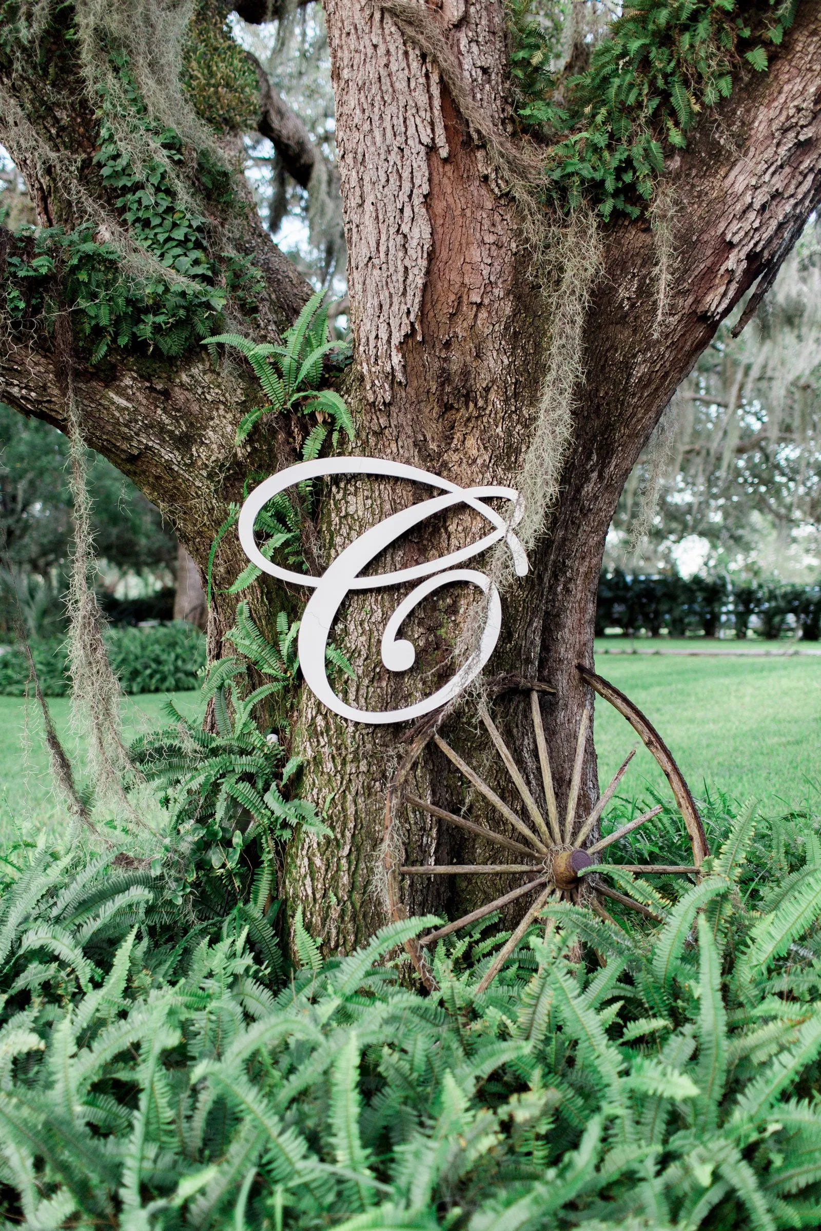30" Tall Monogram Letter Sign