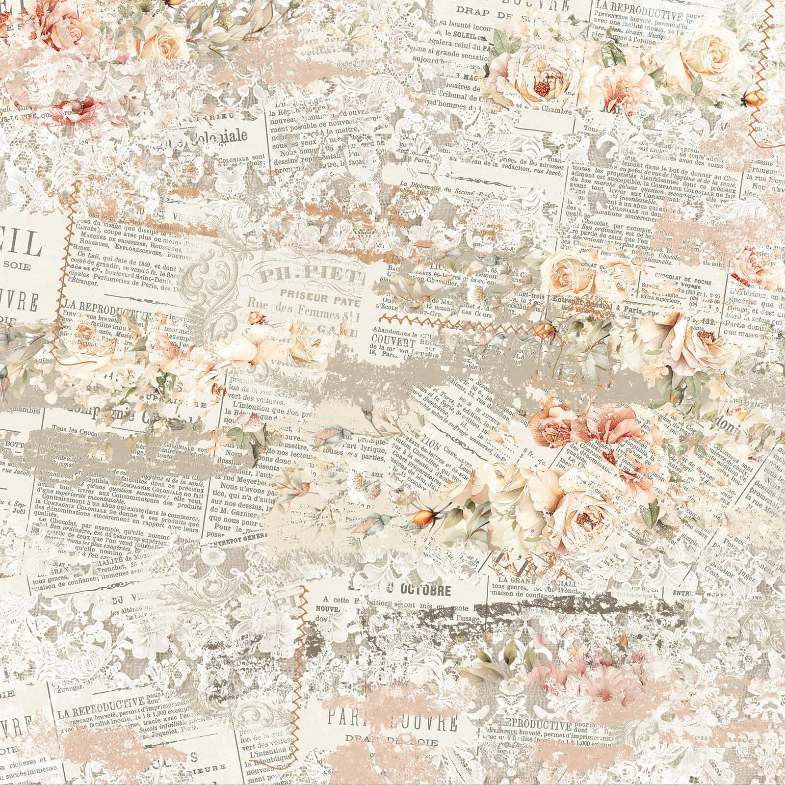 49 & Market - One Perfect Day - 12x12 Pattern Paper - Eternity