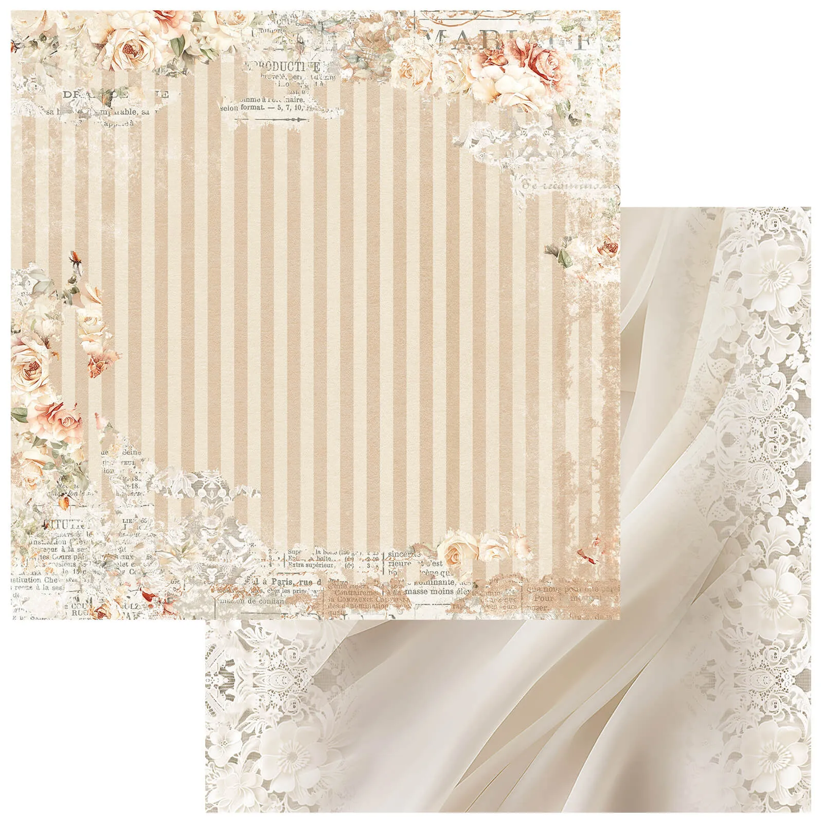 49 & Market - One Perfect Day - 12x12 Pattern Paper - Infatuation
