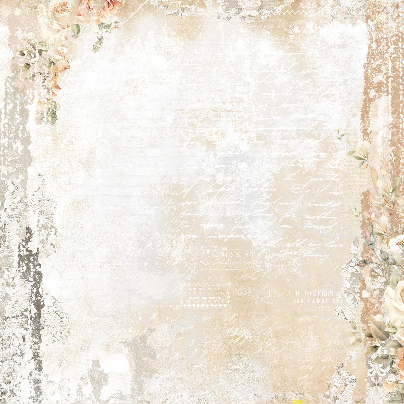 49 & Market - One Perfect Day - 12x12 Pattern Paper - Tender Moments