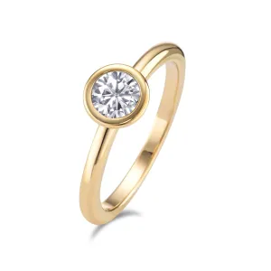 594052 TeNo Joy Ring, Crystal in Yellow Gold 7mm