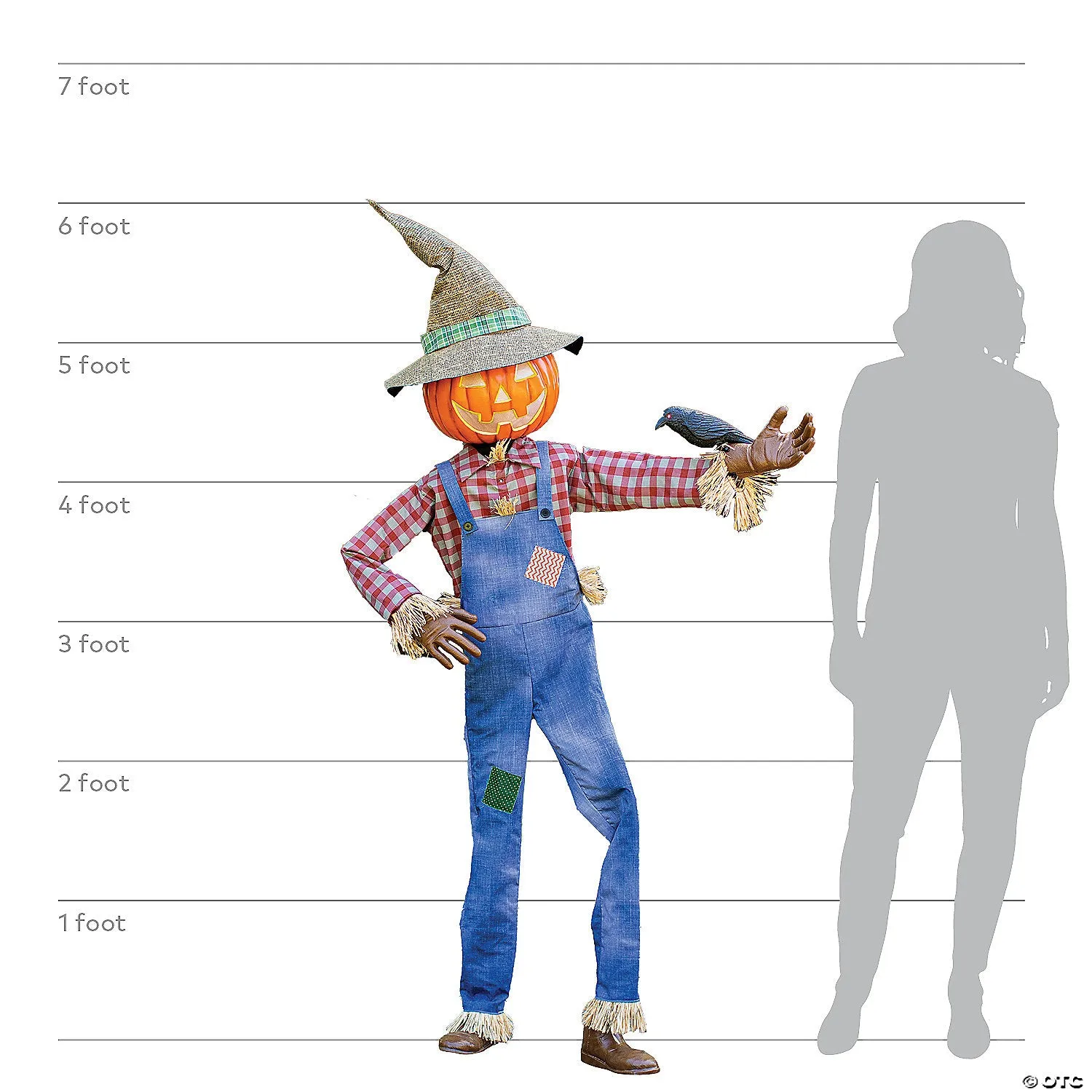6 ft. Animated Whimsical Scarecrow