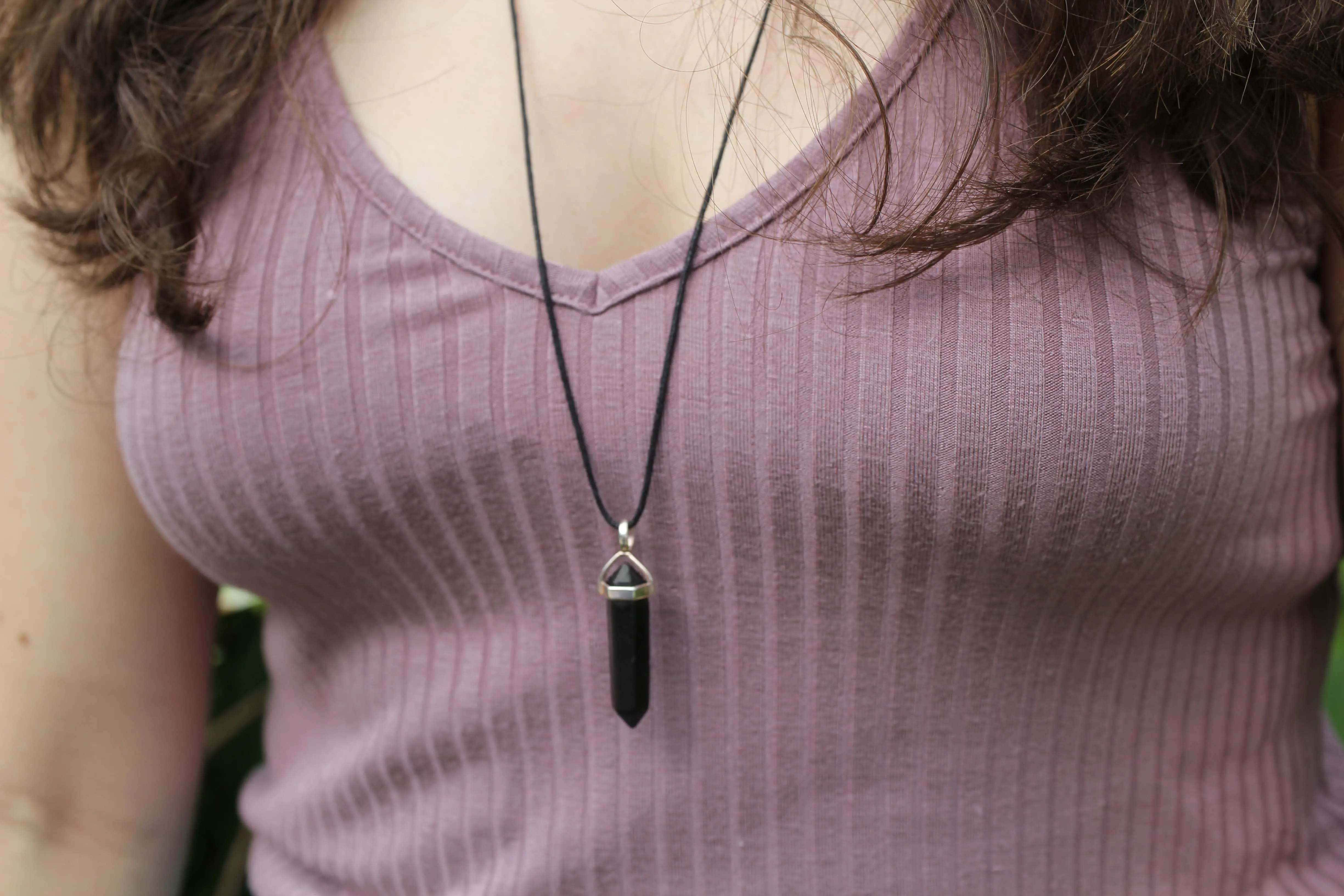 6-Point Hexagonal Shungite Pendant Necklace | Adjustable Cord | Authentic 5G EMF Protection | Unisex