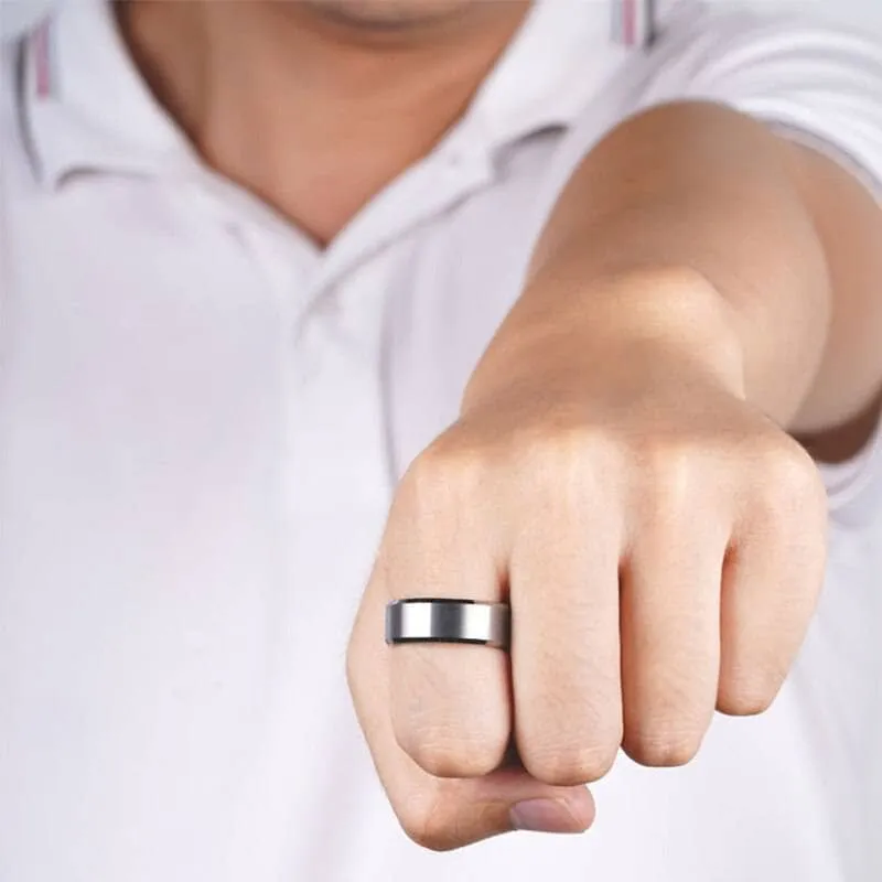 8mm Classic Couple Tungsten Wedding Band