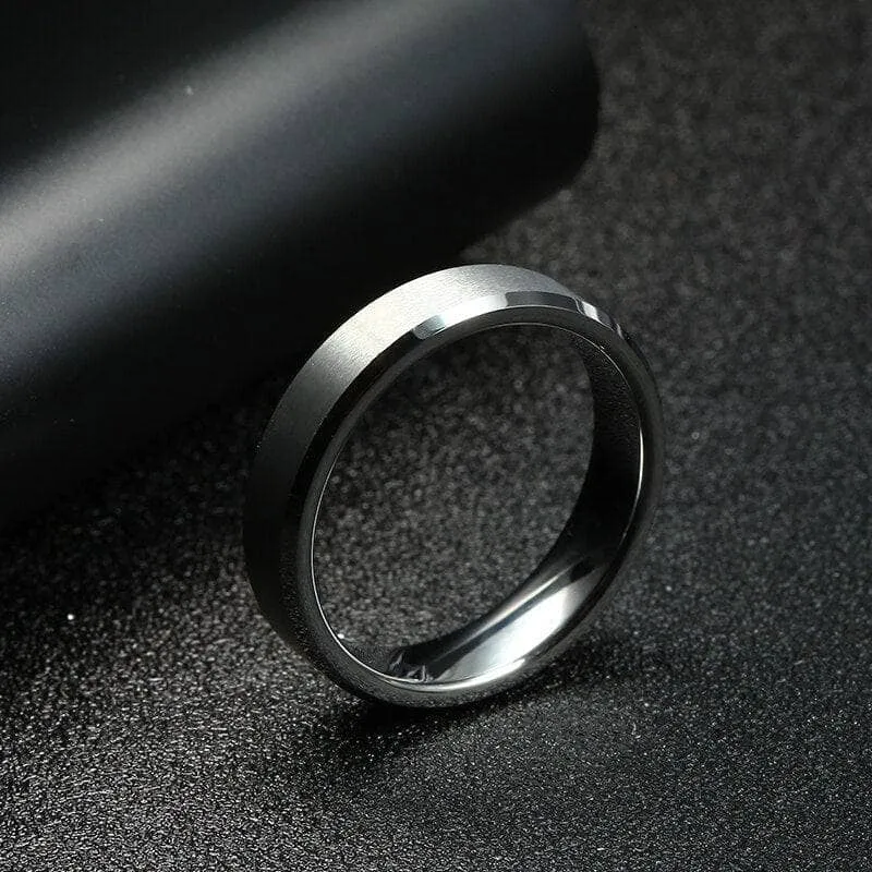 8mm Classic Couple Tungsten Wedding Band