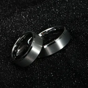 8mm Classic Couple Tungsten Wedding Band