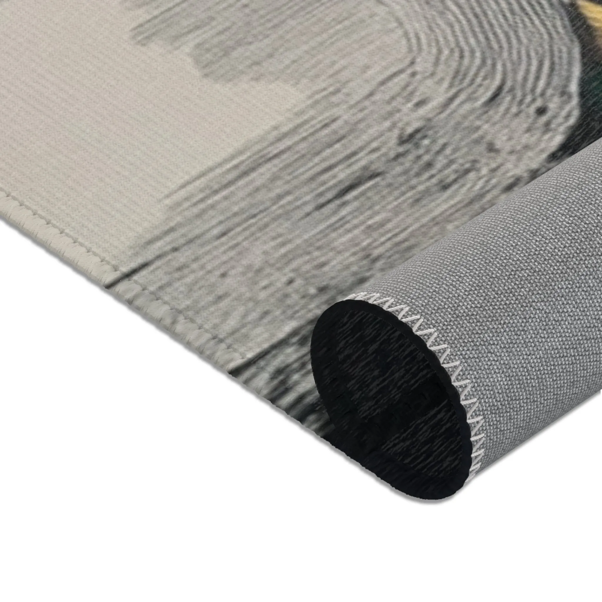 Abstract Noir Portrait Rug