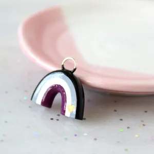 Ace Pride Rainbow Charm