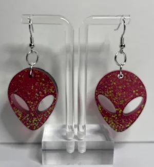 Alien Earrings (Multiple Colors Available)