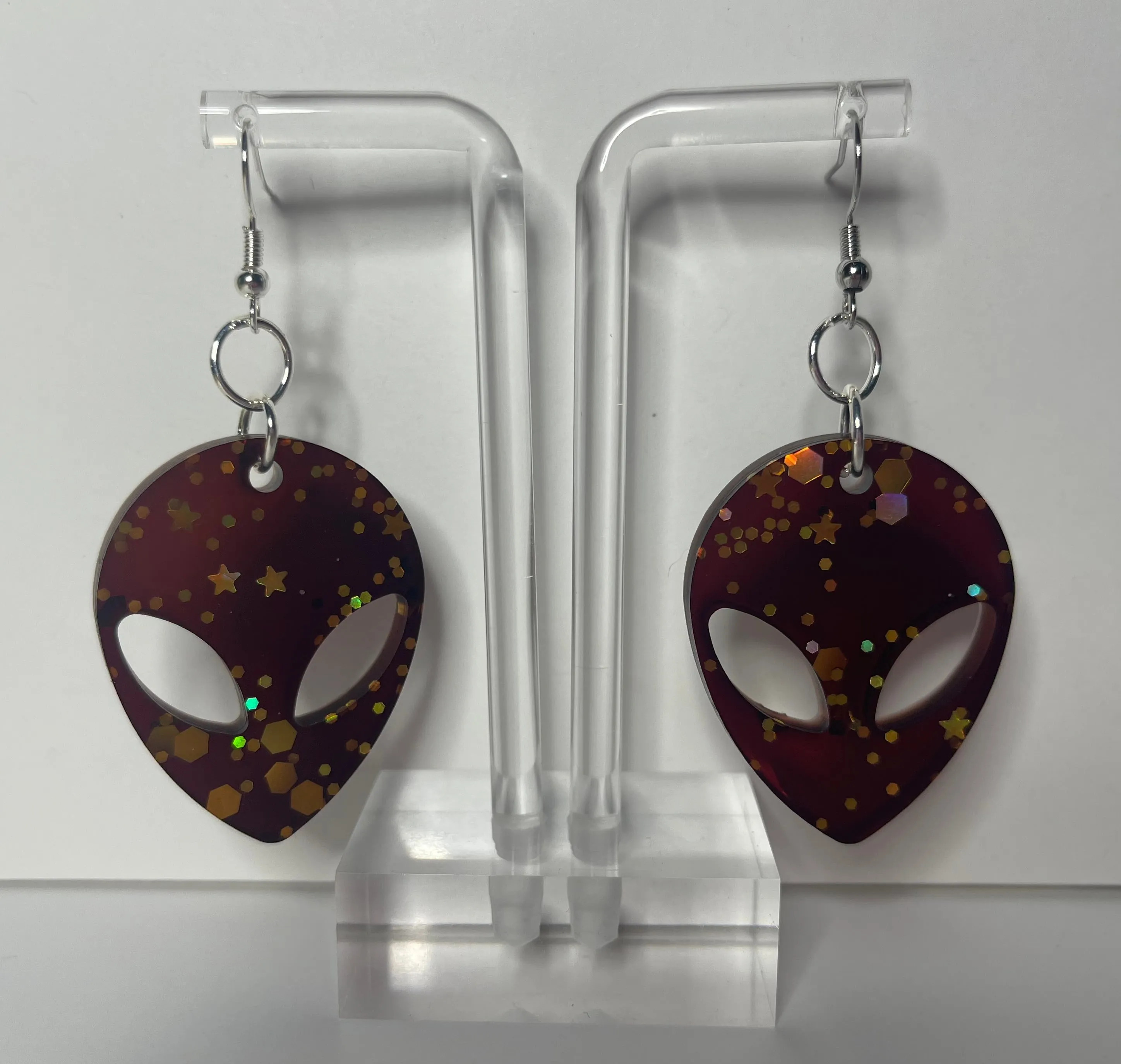 Alien Earrings (Multiple Colors Available)