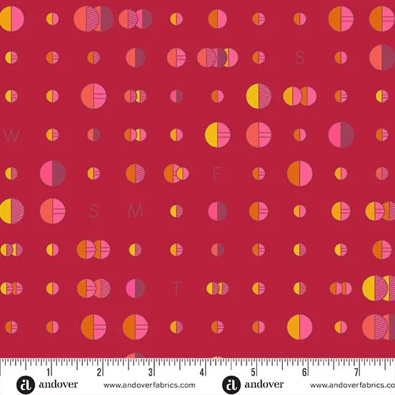 Alison Glass Fabric | Soliloquy | Data | Brick