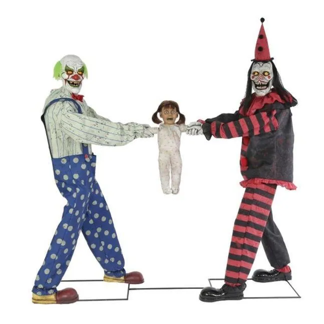 Animated Clown Tug Of War Prop