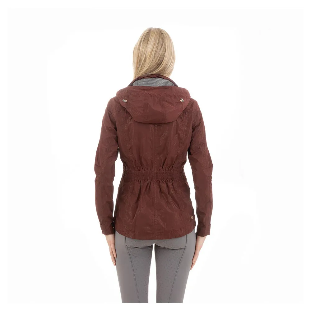 Anky Rum Raisin with glitter sheen technical jacket