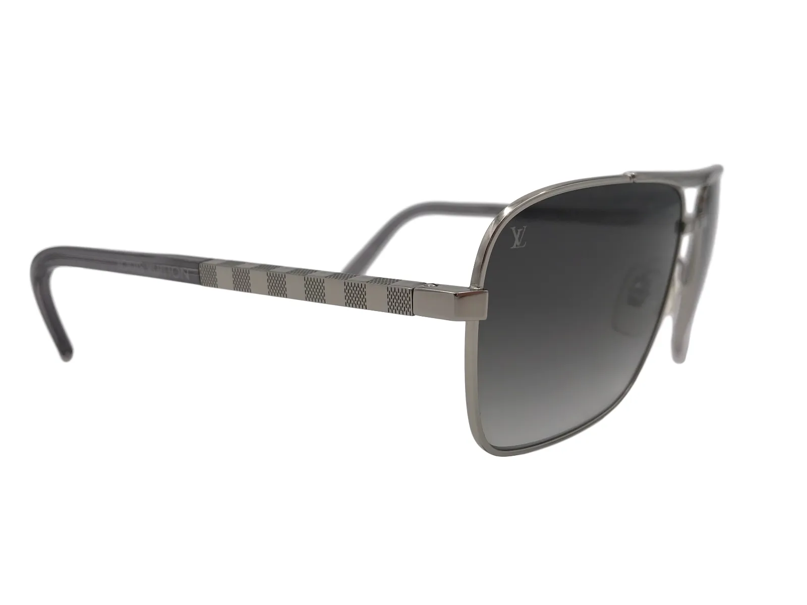 Attitude Silver U Damier Sunglasses