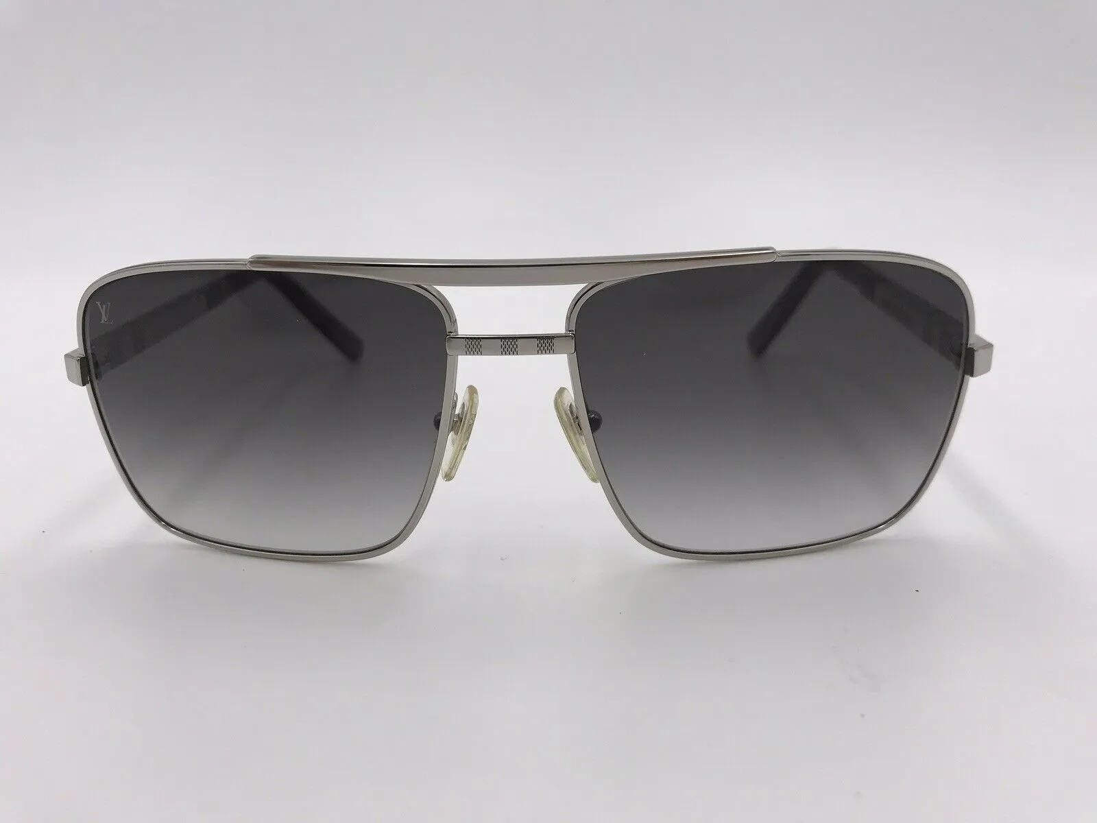Attitude Silver U Damier Sunglasses