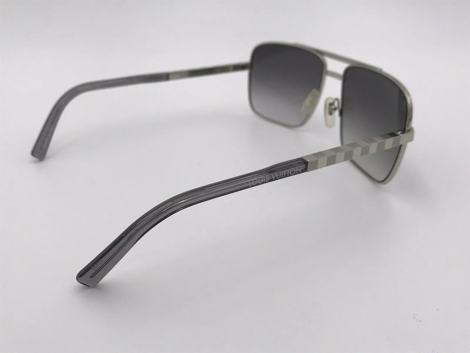 Attitude Silver U Damier Sunglasses