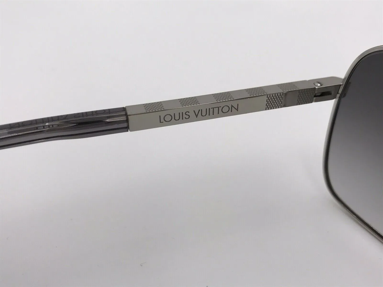 Attitude Silver U Damier Sunglasses