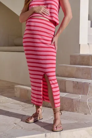Away We Go Split Midi Skirt