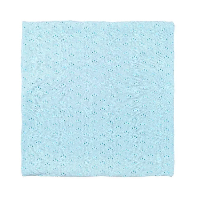 Babidu Knitted Blanket Blue