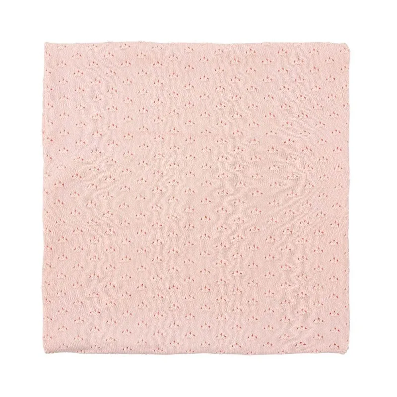Babidu Knitted Blanket Pink