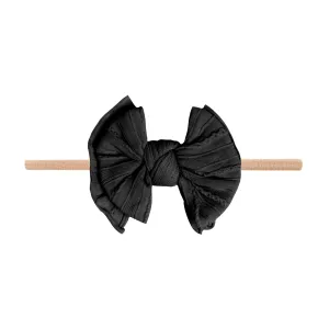 Baby Bling Black / Blush Cable Knit Lil FAB Skinny Headband