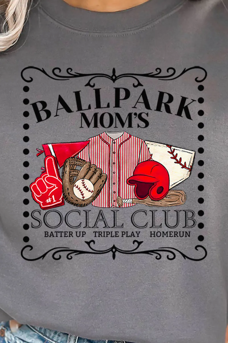 Ballpark Moms Social Club Unisex NuBlend Crew Sweatshirt