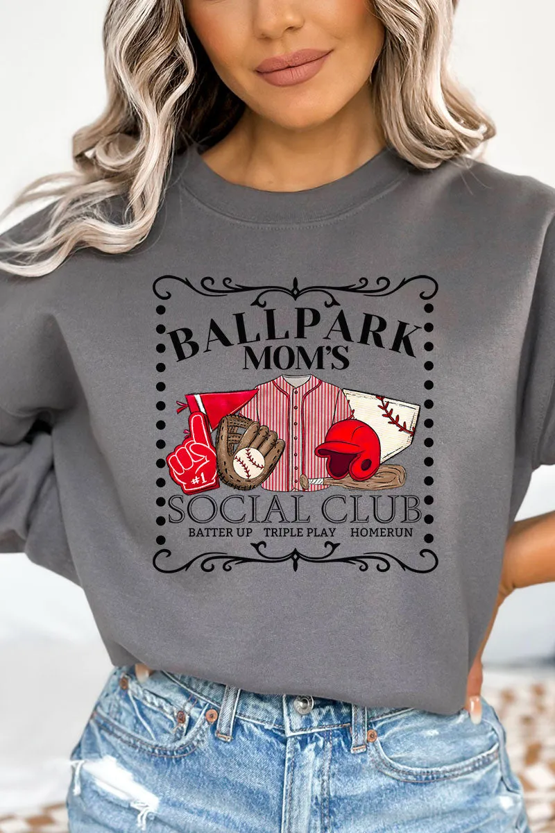 Ballpark Moms Social Club Unisex NuBlend Crew Sweatshirt