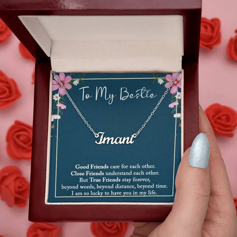 Best Friend Gift, Best Friend Birthday Gift for Her, Soul Sisters Gift, Best Friend Necklace, Personalized Gift for Bestie, Friendship Gifts
