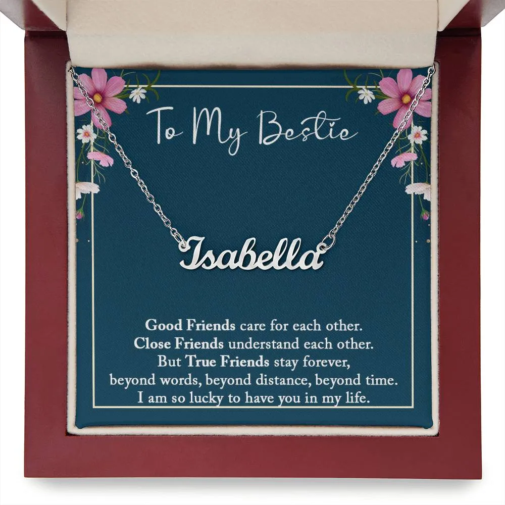 Best Friend Gift, Best Friend Birthday Gift for Her, Soul Sisters Gift, Best Friend Necklace, Personalized Gift for Bestie, Friendship Gifts