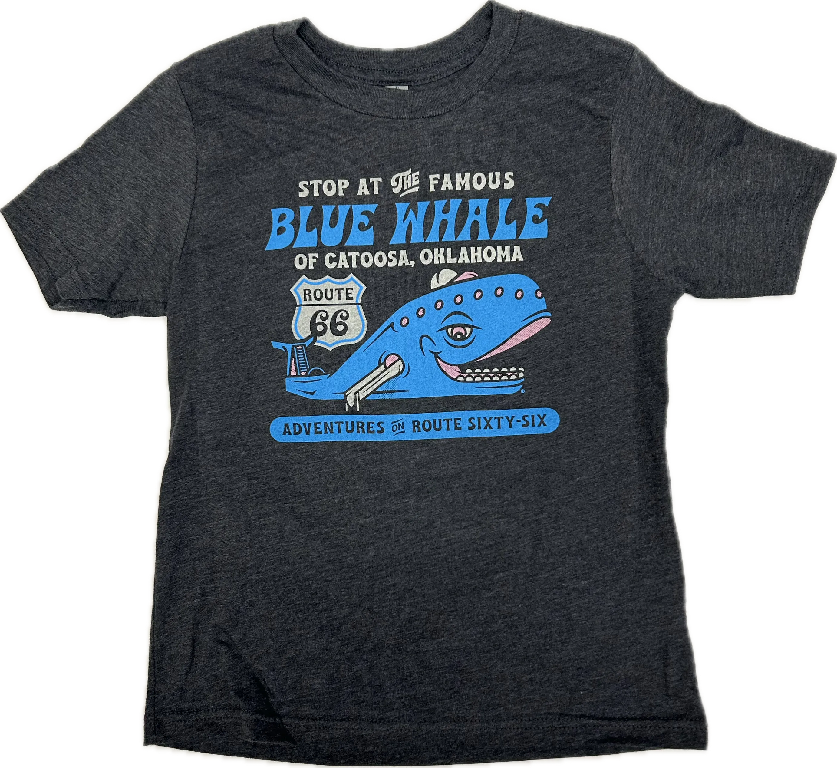 Blue Whale of Catoosa Route 66 Youth T-Shirt