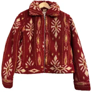 B.O.G Collective Garnet Gold Sherpa Jacket-Size Small-NWT