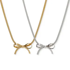Bow Necklace