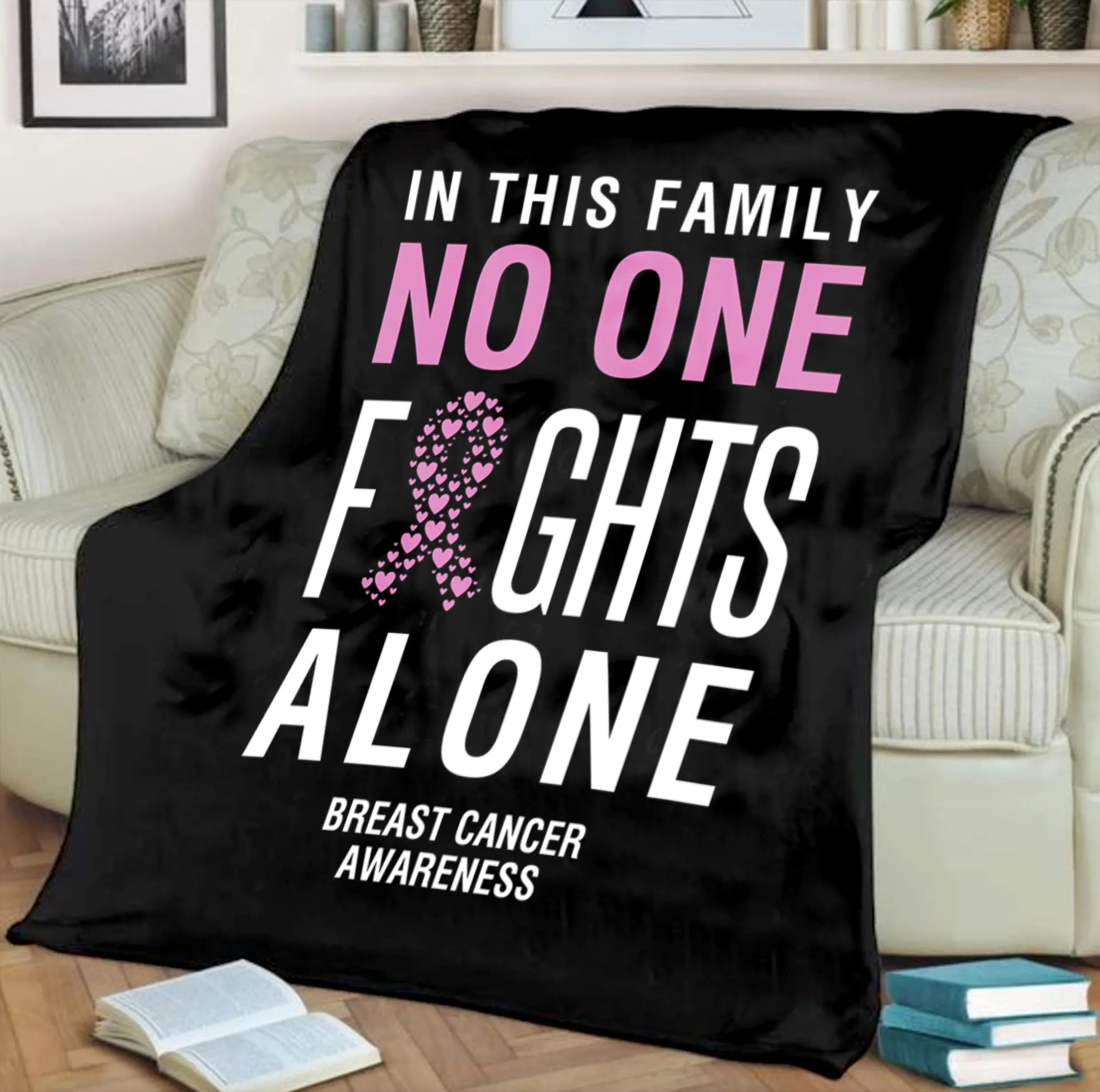 Breast Cancer Awareness Blanket