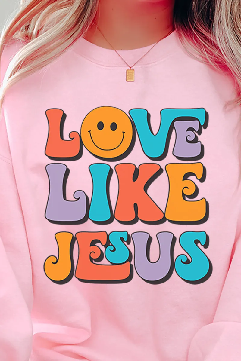 Bright Love Like Jesus Unisex NuBlend Crew Sweatshirt