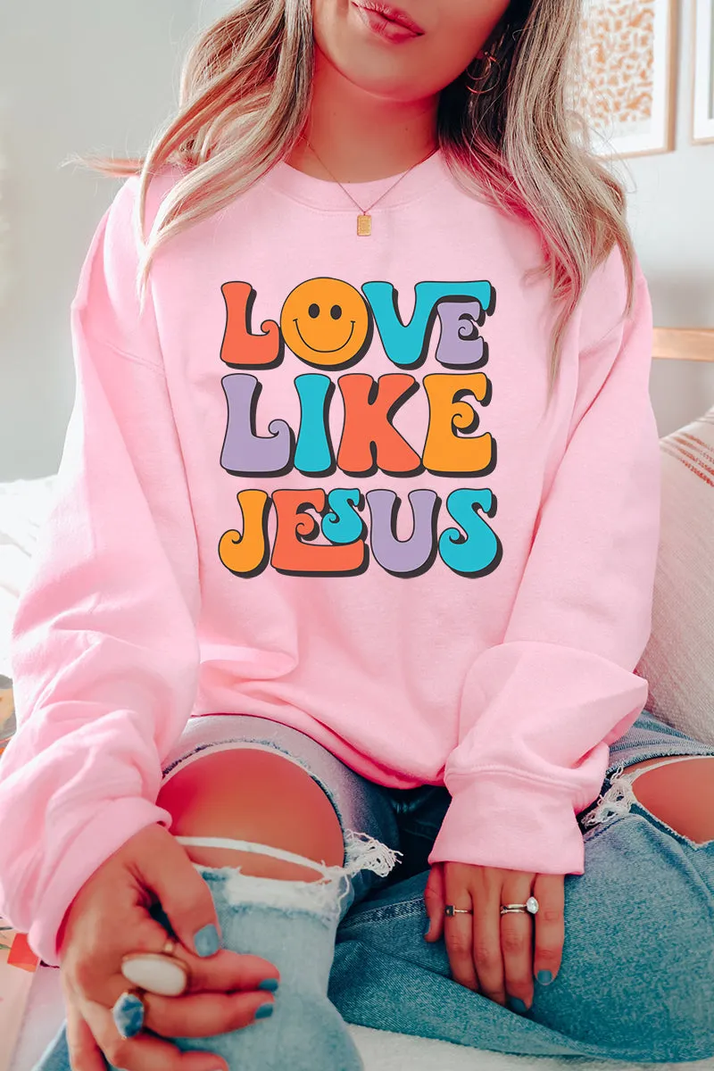 Bright Love Like Jesus Unisex NuBlend Crew Sweatshirt