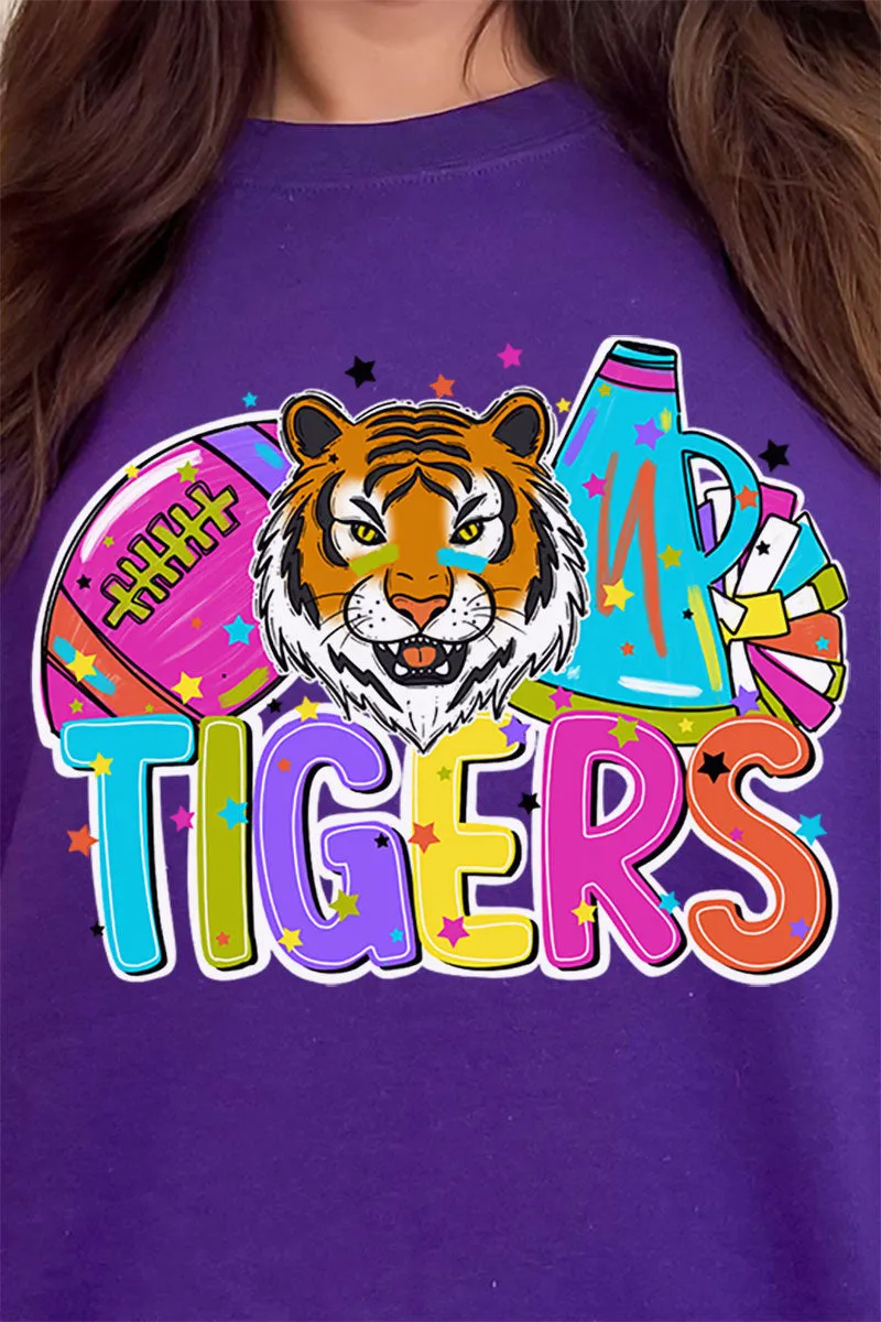Bright Tigers Colorful Unisex NuBlend Crew Sweatshirt