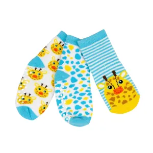 Buddy Baby 3 Pair Sock Set - Jaime the Giraffe