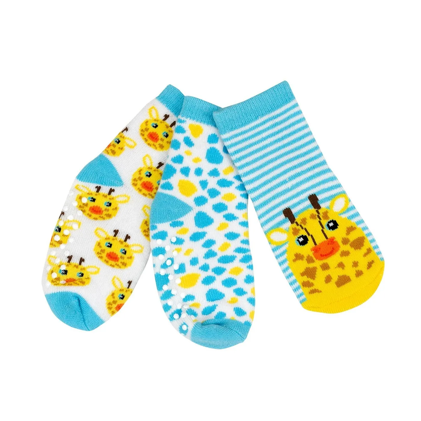 Buddy Baby 3 Pair Sock Set - Jaime the Giraffe