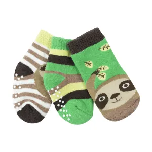 Buddy Baby 3 Pair Sock Set - Silas the Sloth
