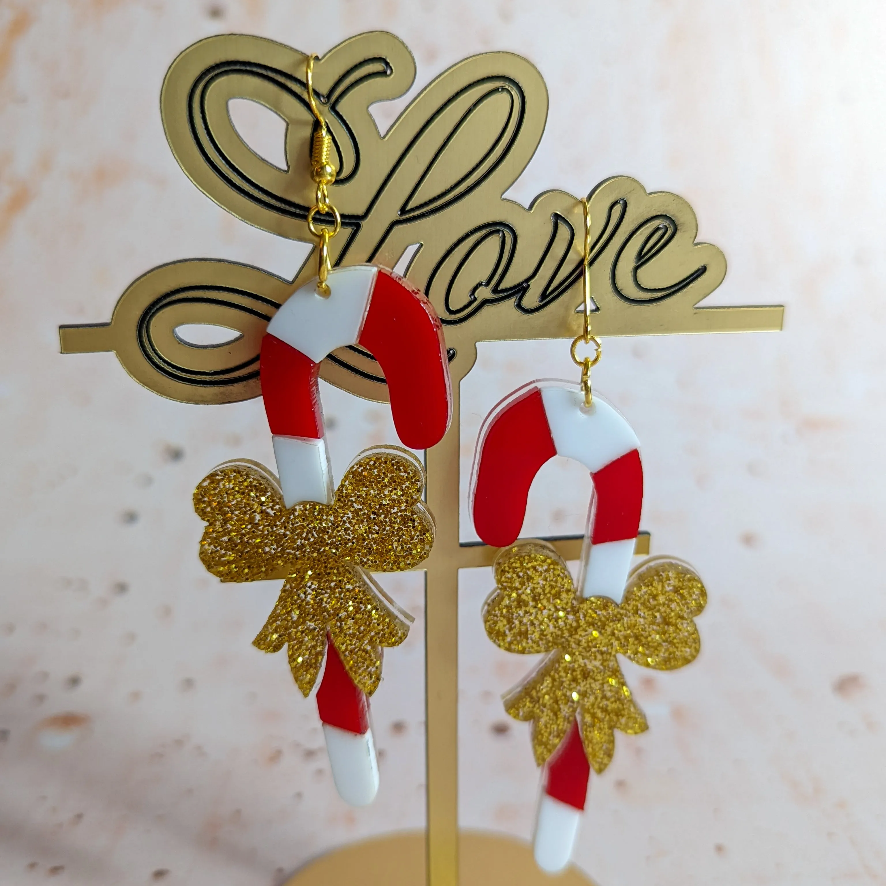 Candy Cane Earrings