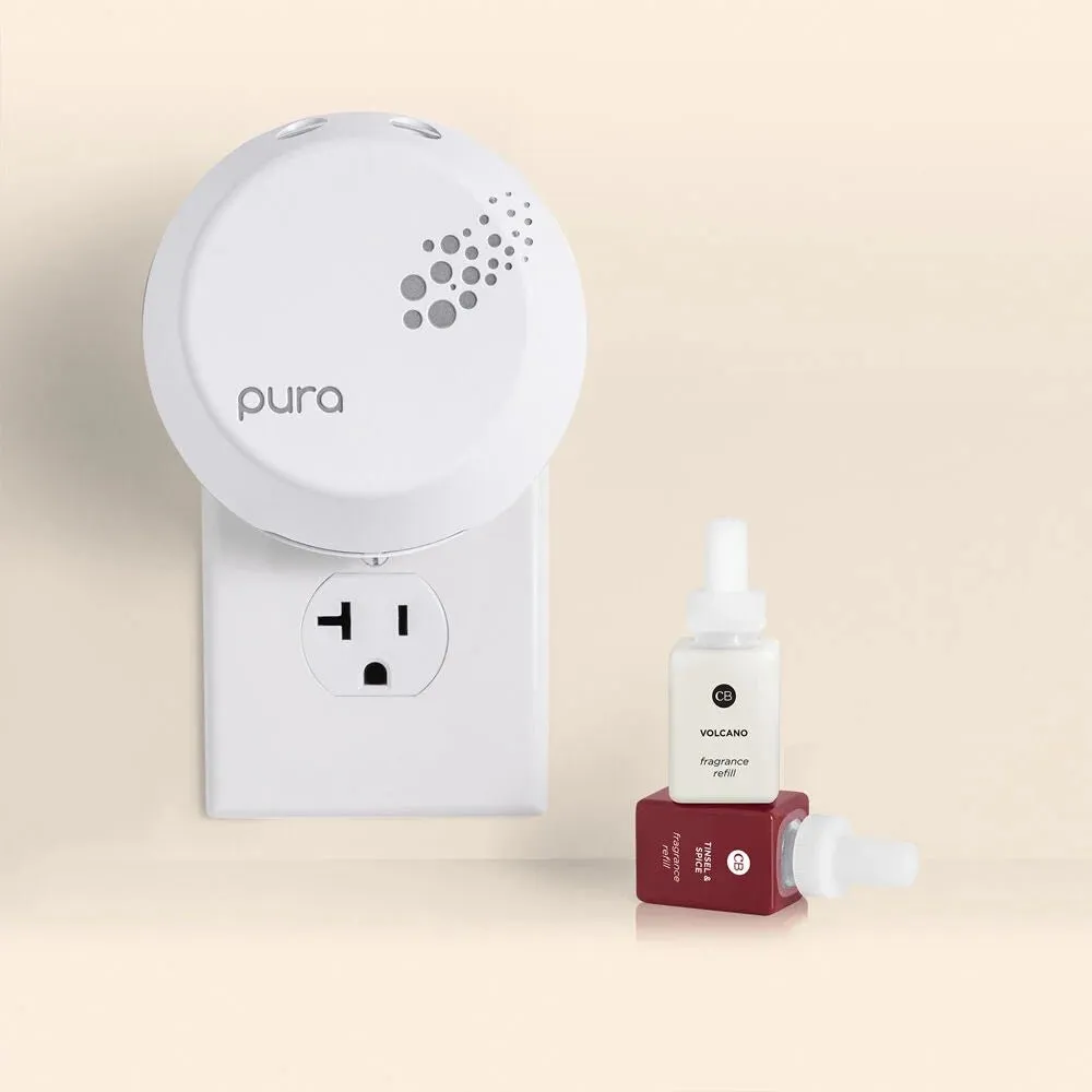 Capri Blue: Volcano & Tinsel & Spice Pura Smart home Diffuser Kit V4