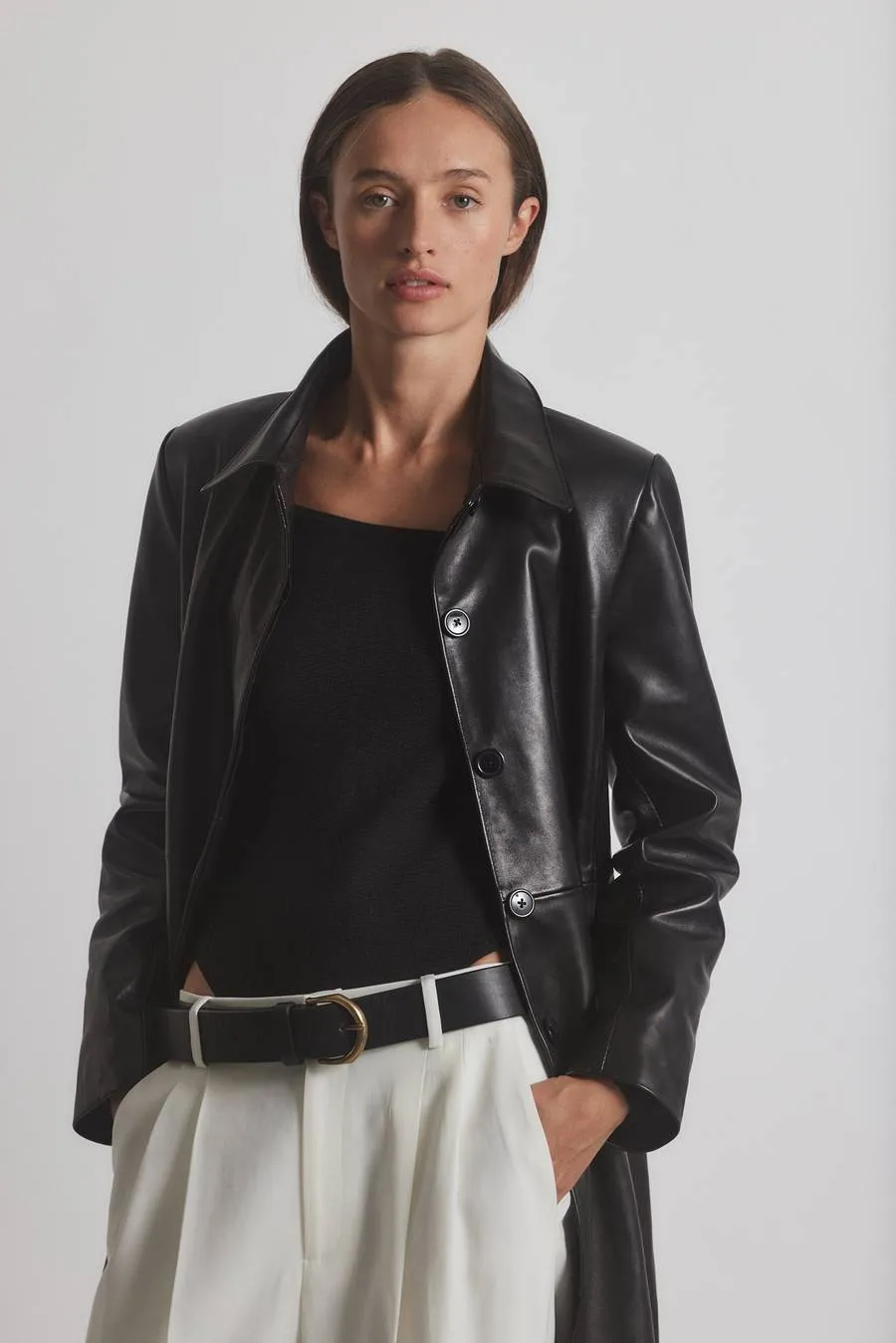 Cato Belt in Black