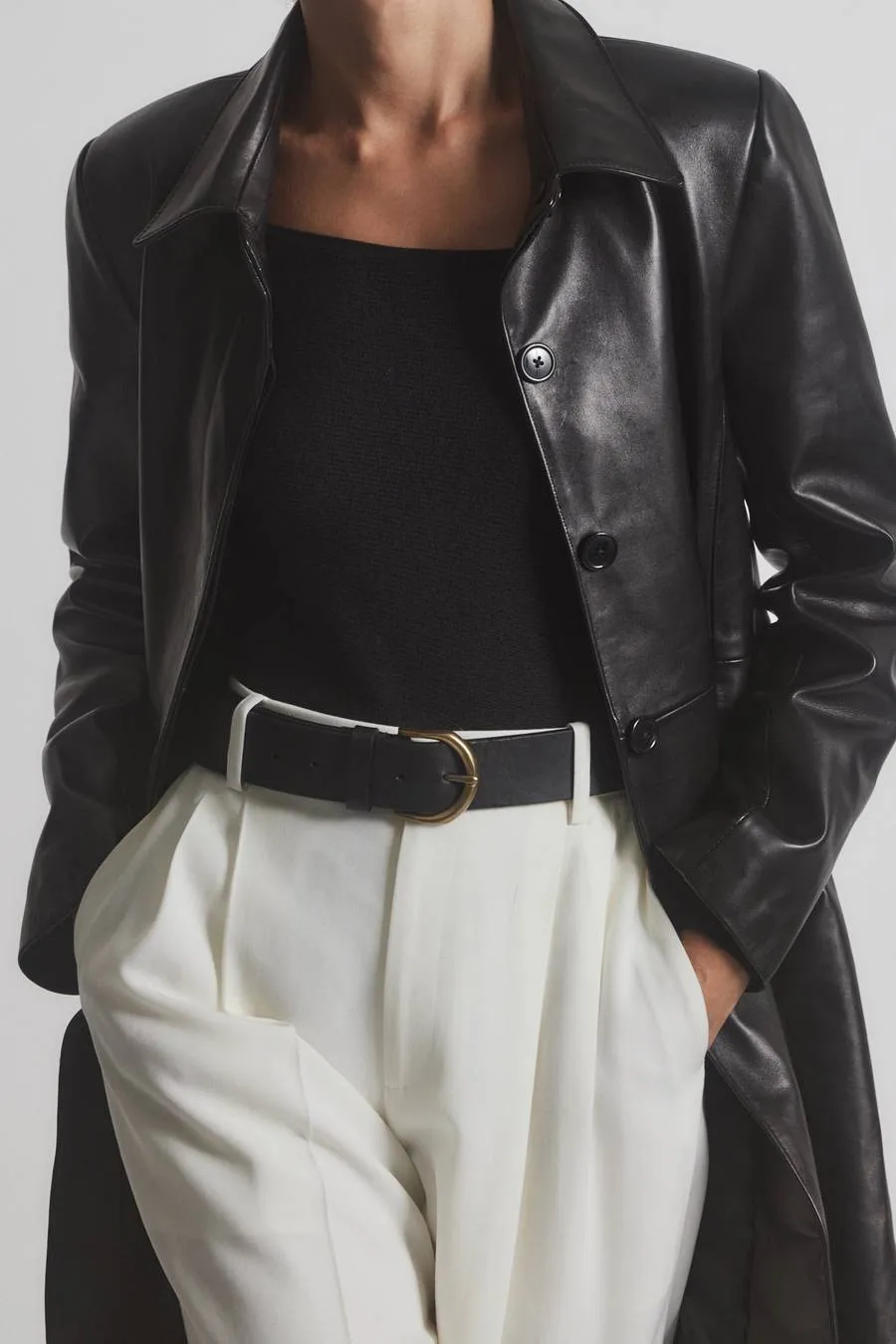Cato Belt in Black